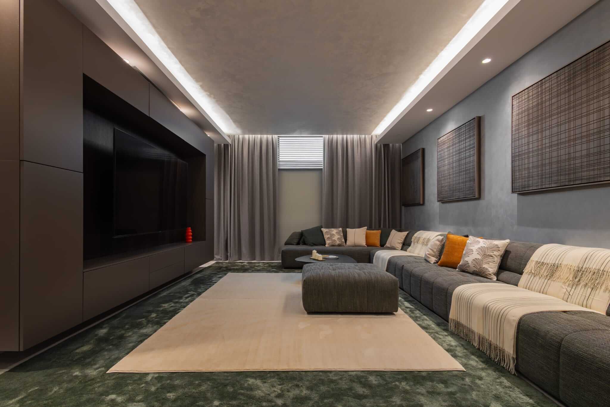 Living room interior of the villa
